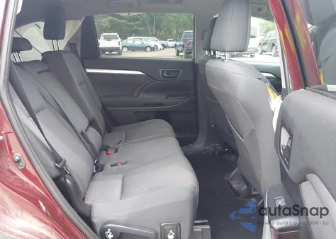 2019 Toyota Highlander Le from USA, damaged, VIN 5TDBZRFH6KS943719